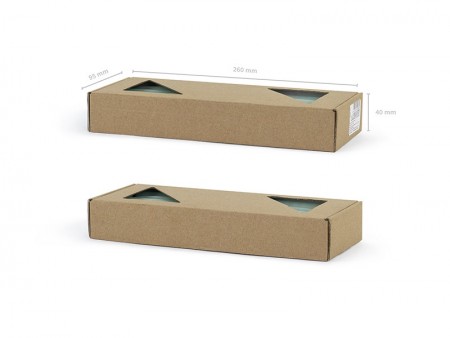 10 Bougie conique mate - bleu