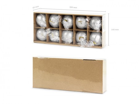 10 Bougie Sphère métallique...