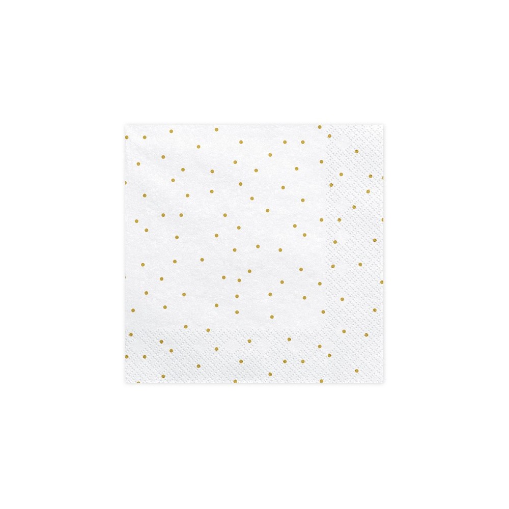 20 Serviettes à pois