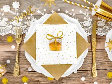 20 Serviettes à pois