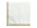 20 Serviette calice - blanc