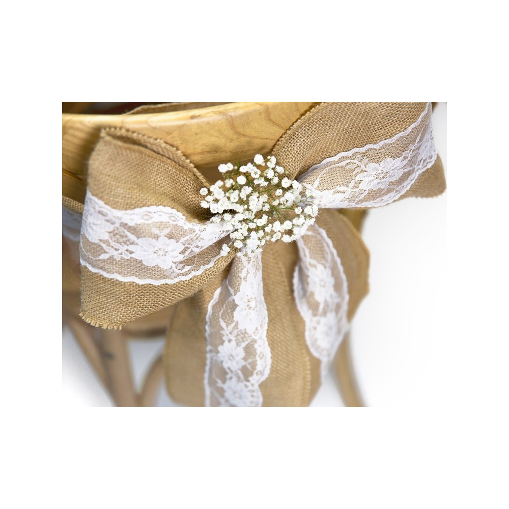 Nœud de chaise en toile de jute