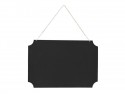 Panneau d'affichage suspendu noir