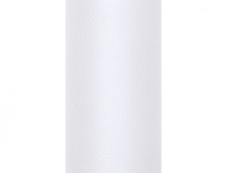 Tulle uni - blanc
