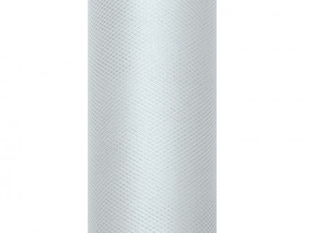 Tulle uni - gris