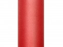 Tulle uni - rouge