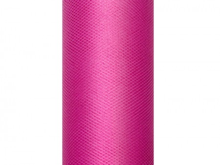 Tulle uni - fuchsia