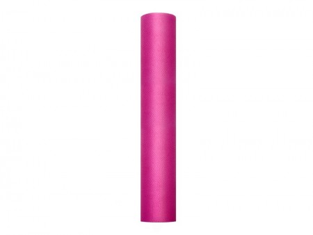 Tulle uni - fuchsia
