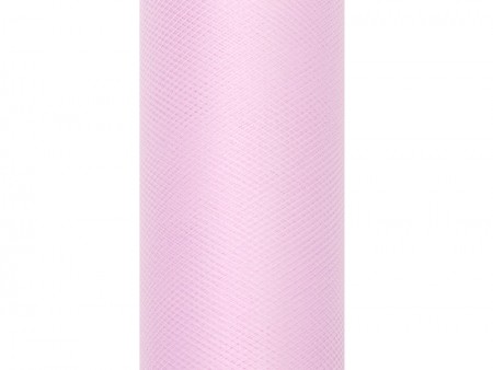 Tulle uni - rose clair