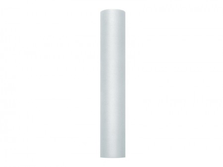 Tulle uni - gris
