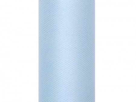 Tulle uni - bleu