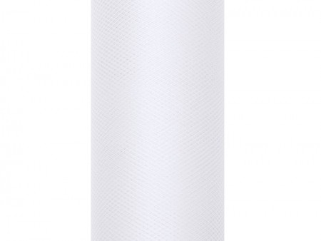 Tulle uni - blanc