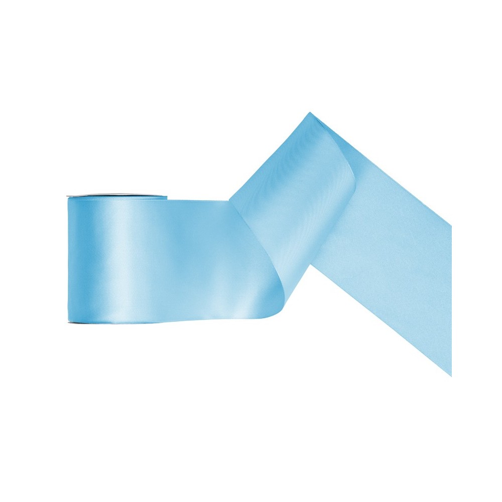 Ruban de Rubans tissu - bleu - 100mm/25m