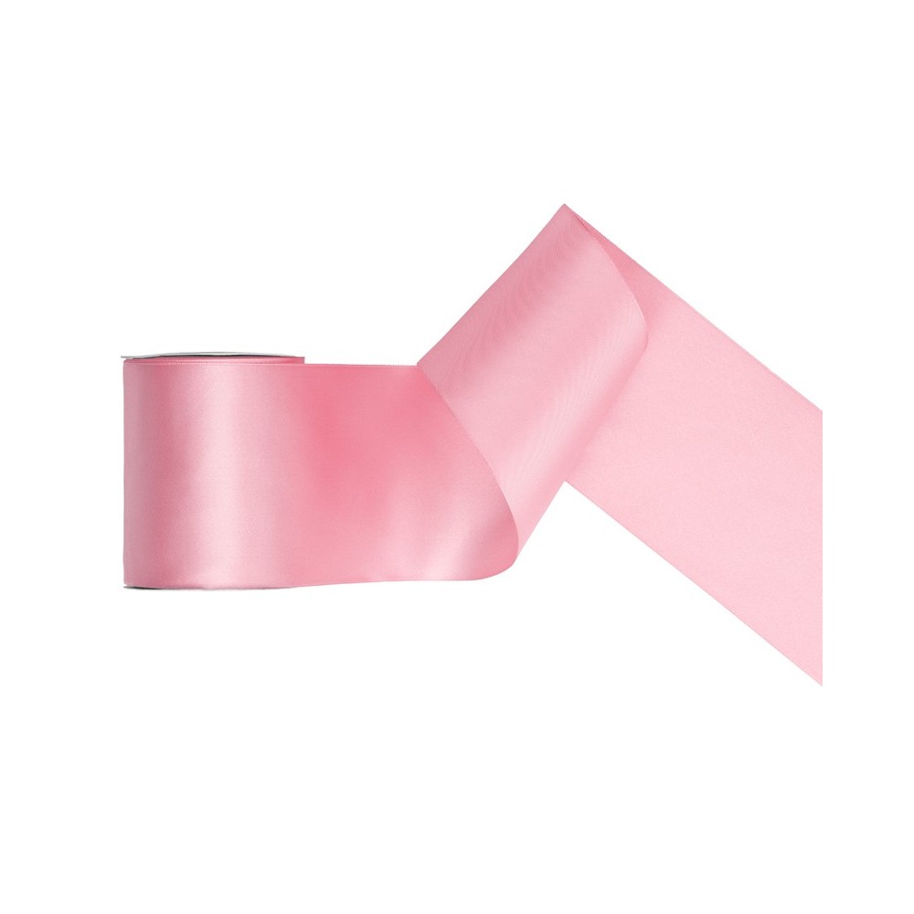 Ruban de Rubans tissu - rose clair - 100mm/25m