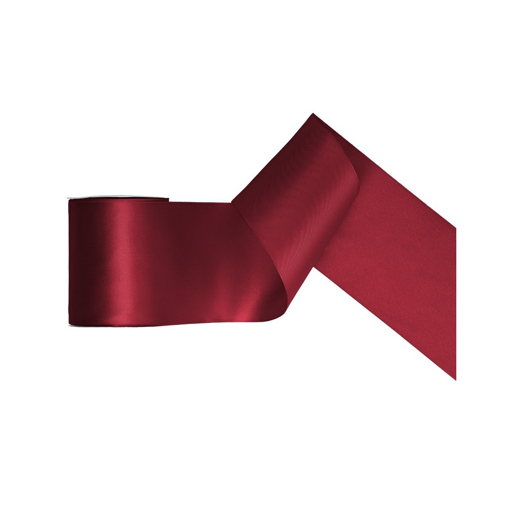 Ruban de Rubans tissu - marron - 100mm/25m