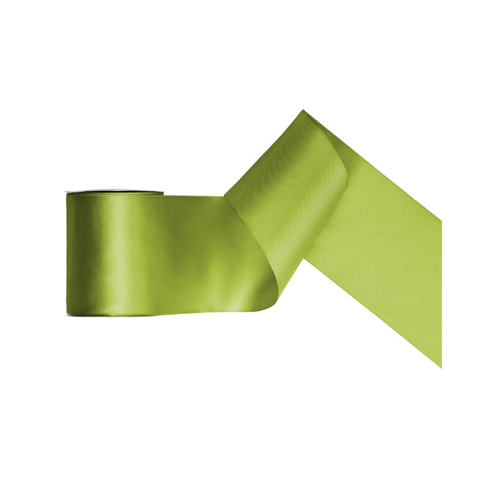 Ruban de Rubans tissu - pomme vetre - 100mm/25m