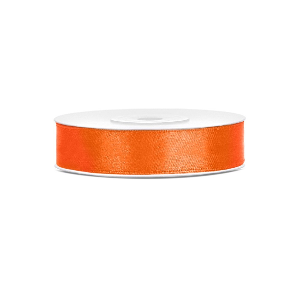 Ruban Rubans tissu - orange - 12mm/25m