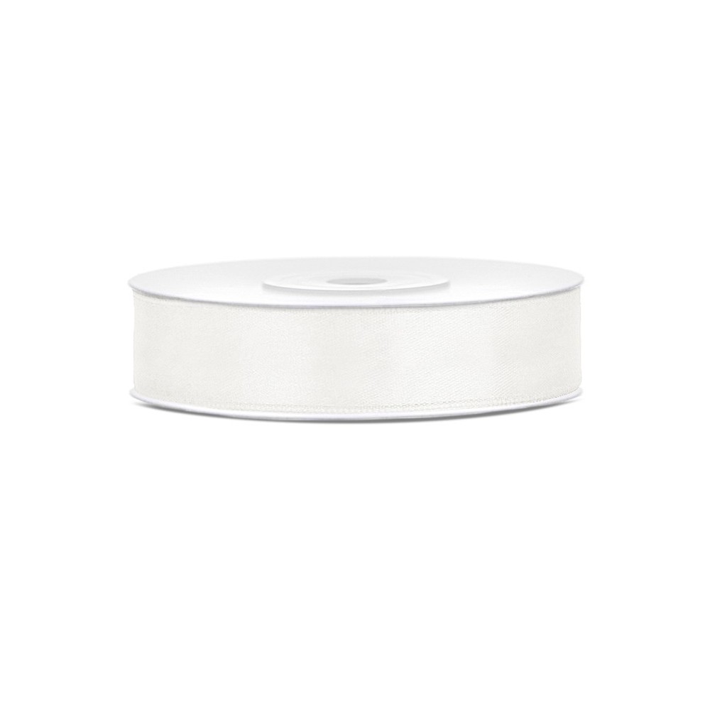 Ruban Rubans tissu - crème - 12mm/25m