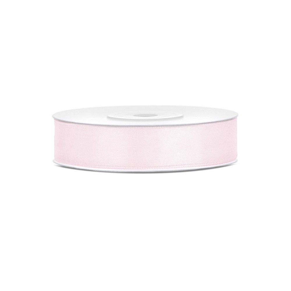 Ruban Rubans tissu - rose poudré clair - 12mm/25m