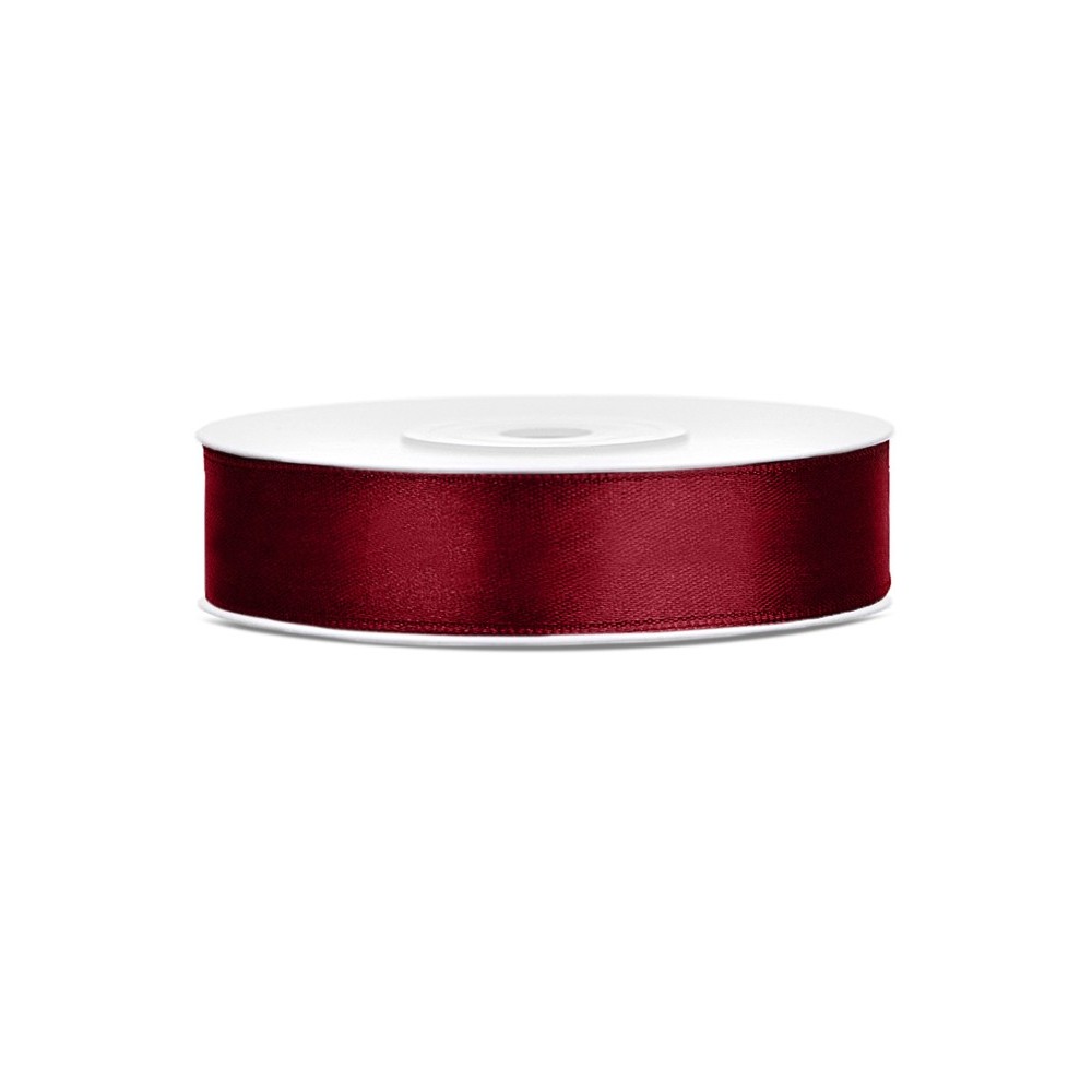 Ruban Rubans tissu - marron - 12mm/25m