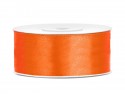 Ruban Rubans tissu - orange - 25mm/25m