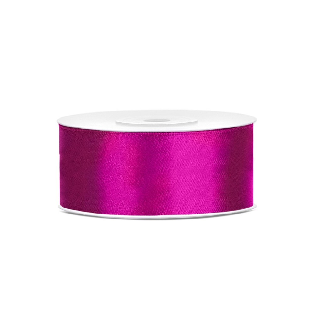 Ruban Rubans tissu - fuchsia - 25mm/25m