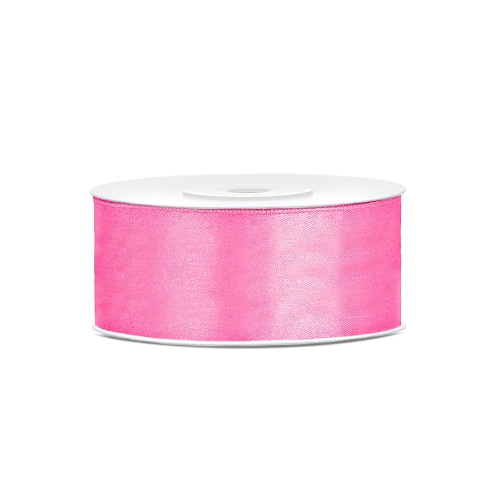 Ruban Rubans tissu - rose - 25mm/25m