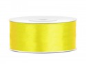 Ruban Rubans tissu - jaune - 25mm/25m