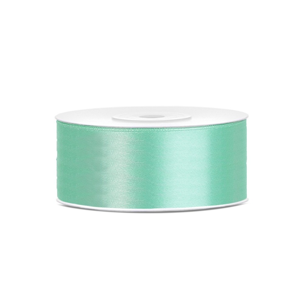 Ruban Rubans tissu - menthe - 25mm/25m