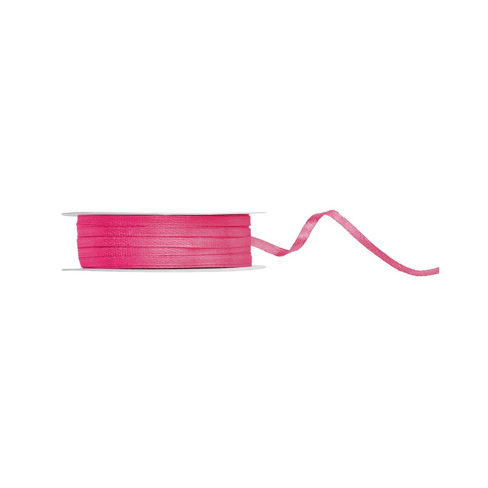 Ruban de Rubans tissu - rose foncé- 3mm/50m