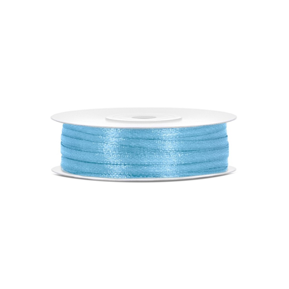 Ruban de Rubans tissu - bleu - 3mm/50m