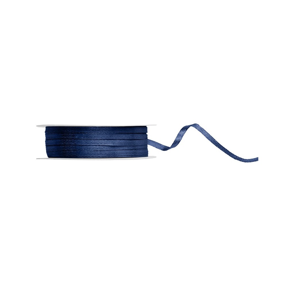 Ruban de Rubans tissu - bleu marine - 3mm/50m