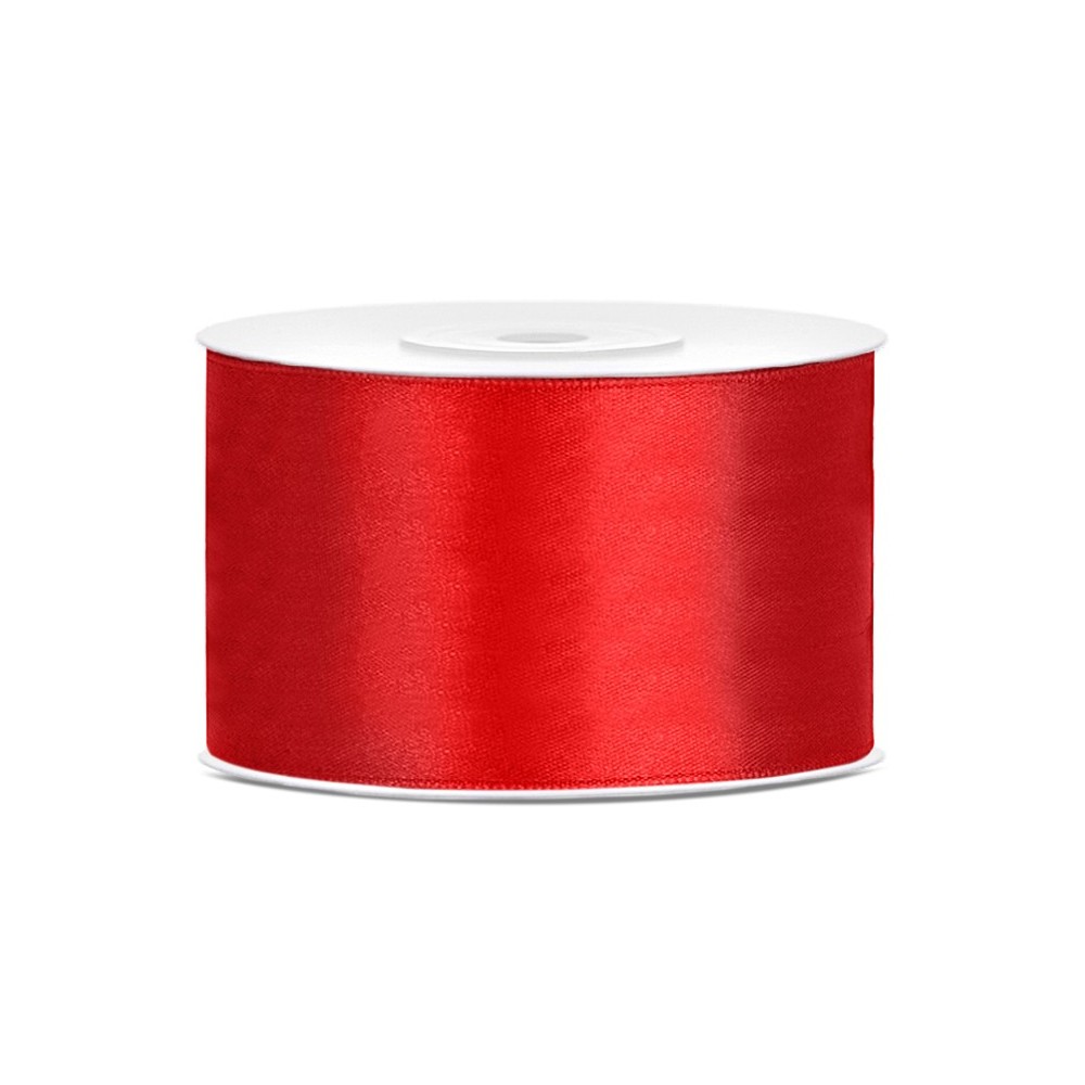 Ruban Rubans tissu - rouge - 38mm/25m