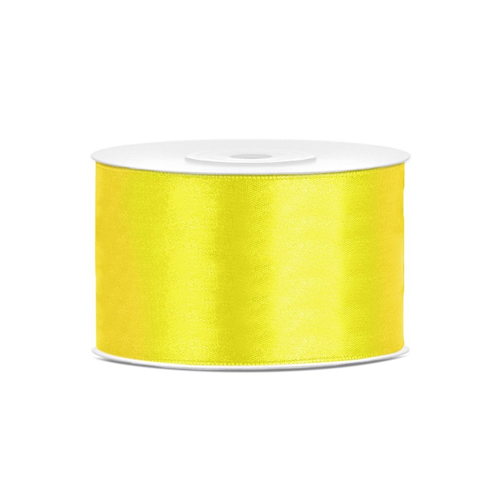 Ruban Rubans tissu - jaune - 38mm/25m