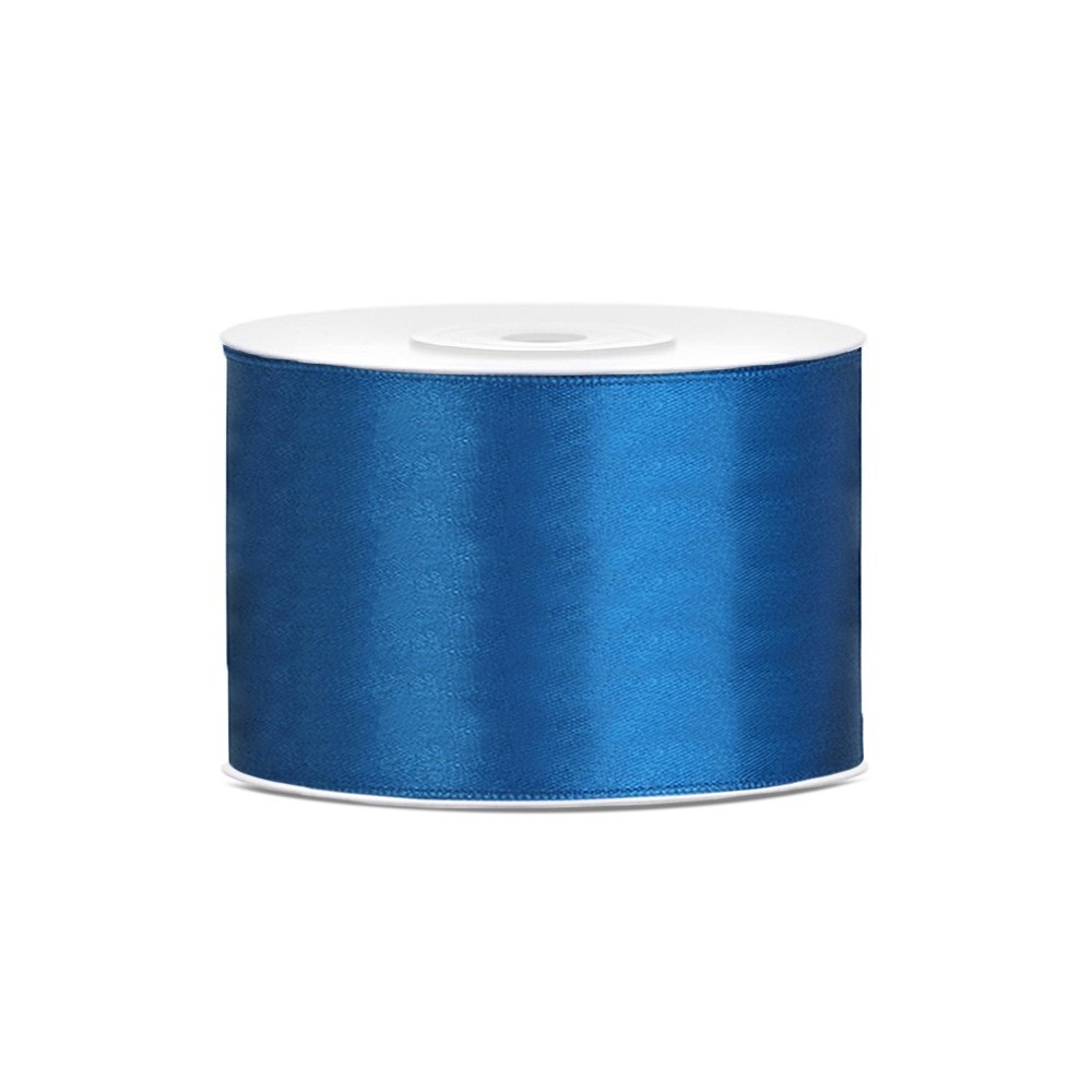 Ruban Rubans tissu - bleu - 50mm/25m