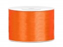 Ruban Rubans tissu - orange - 50mm/25m
