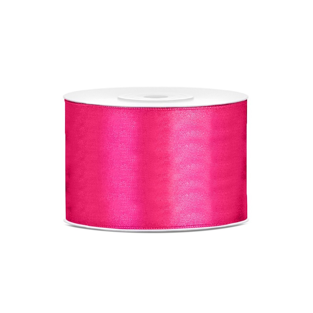 Ruban Rubans tissu - rose profond - 50mm/25m