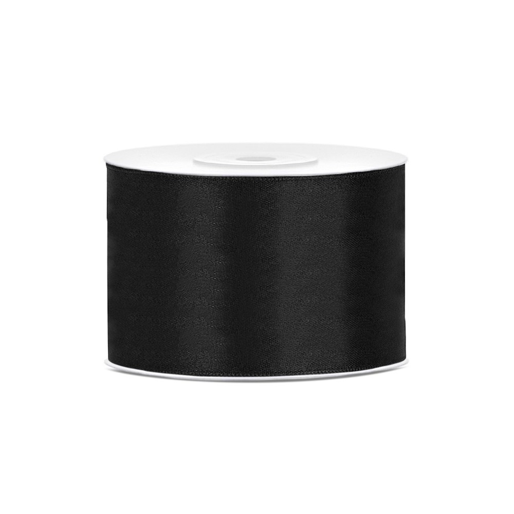 Ruban Rubans tissu - noir - 50mm/25m