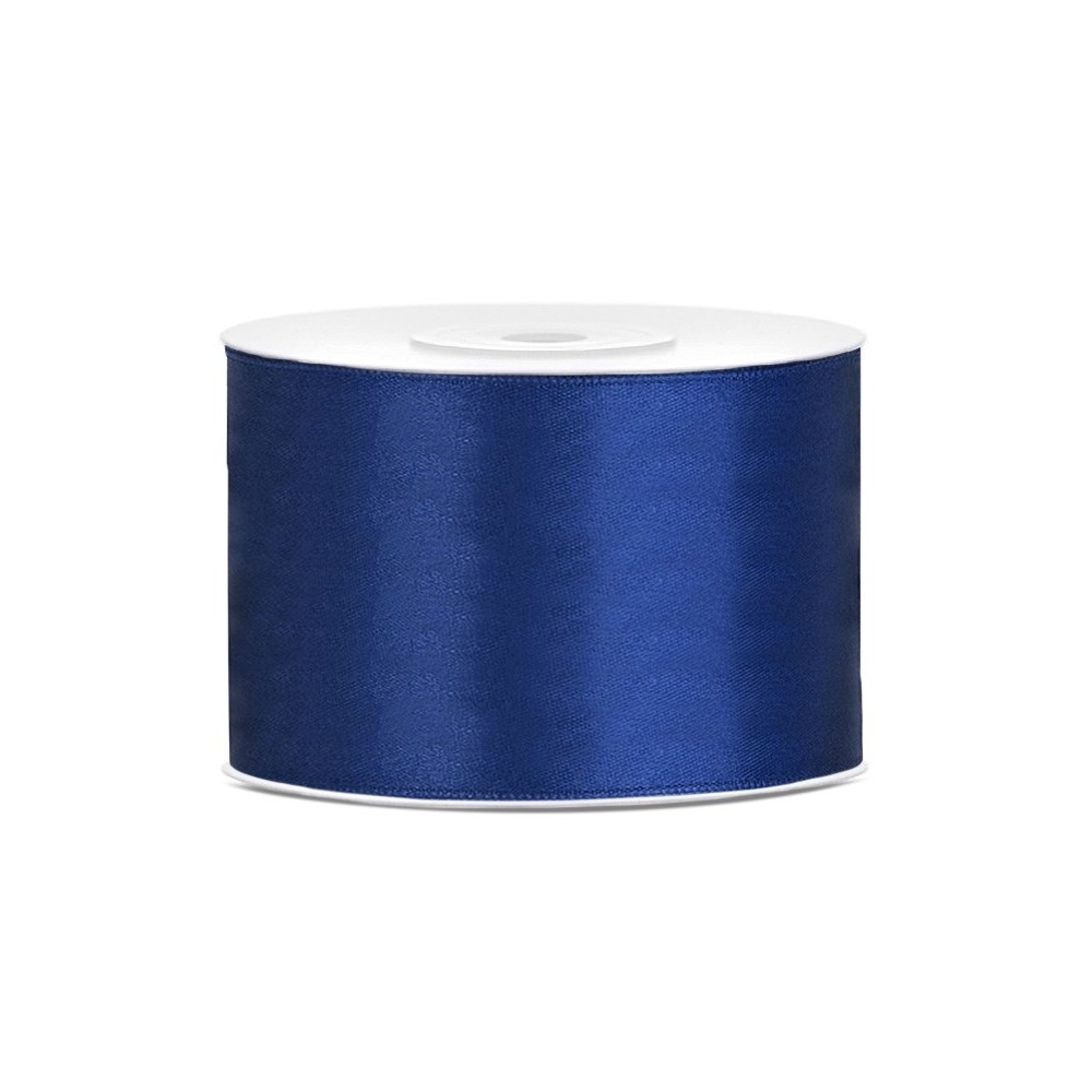 Ruban Rubans tissu - bleu marine - 50mm/25m