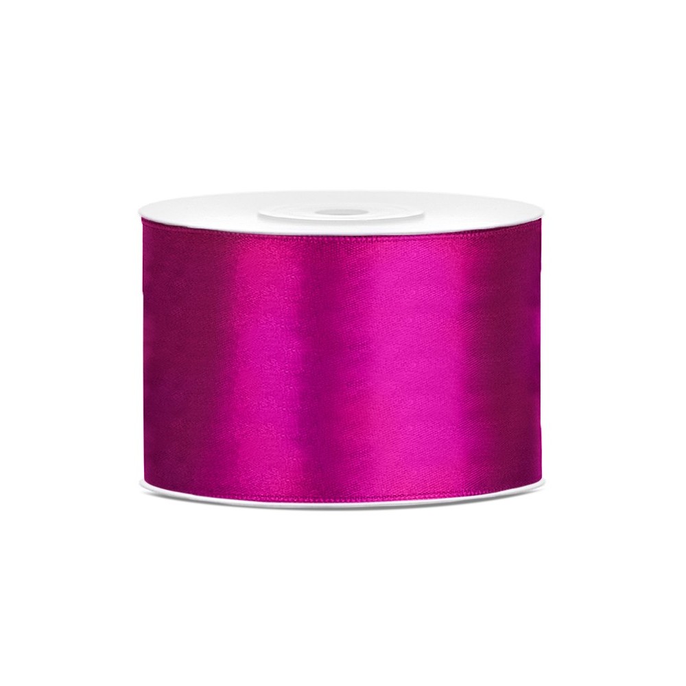 Ruban Rubans tissu - fuchsia - 50mm/25m