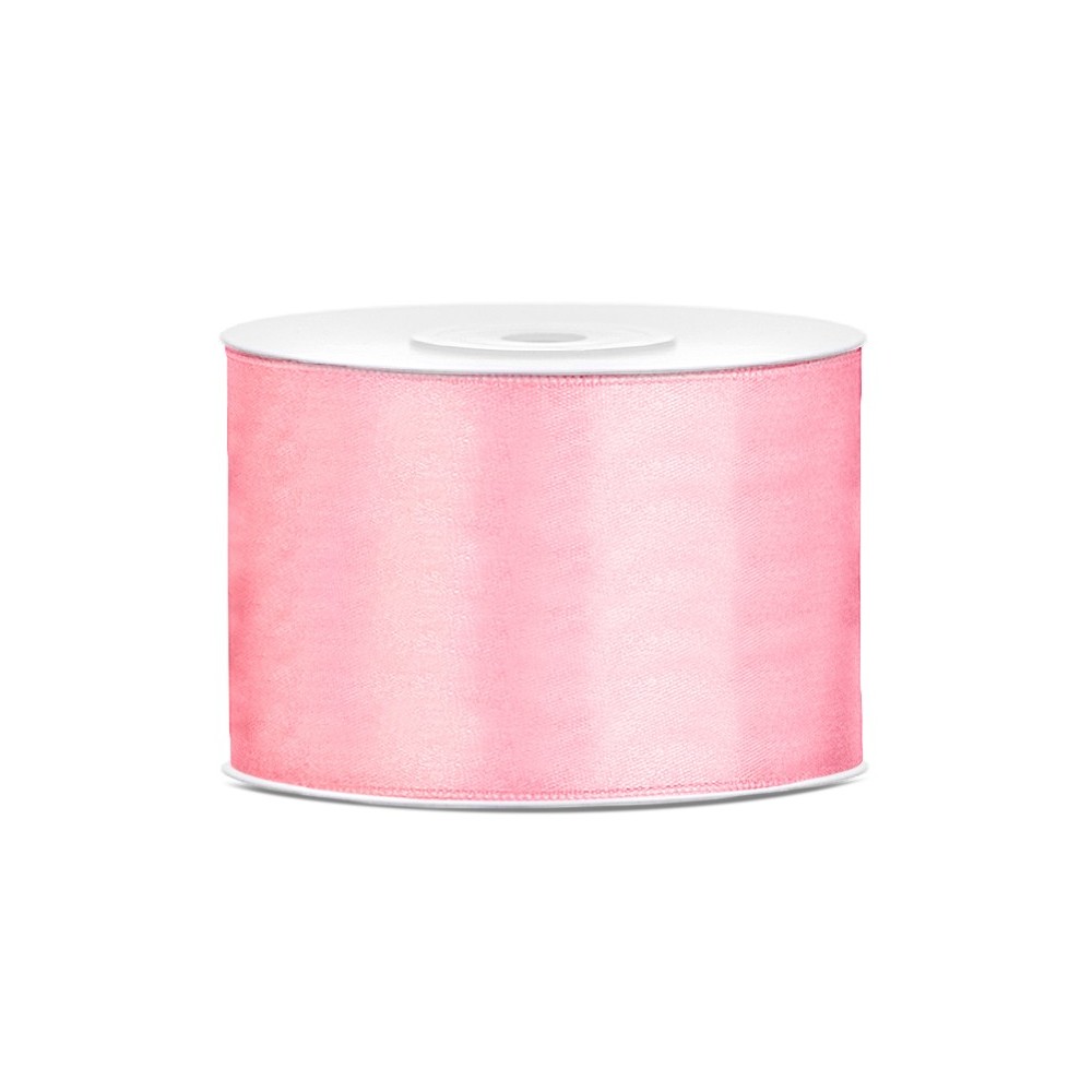 Ruban Rubans tissu - rose clair - 50mm/25m