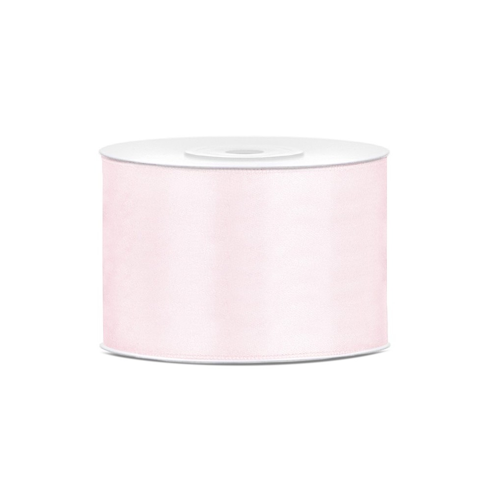Ruban Rubans tissu - rose poudré clair - 50mm/25m