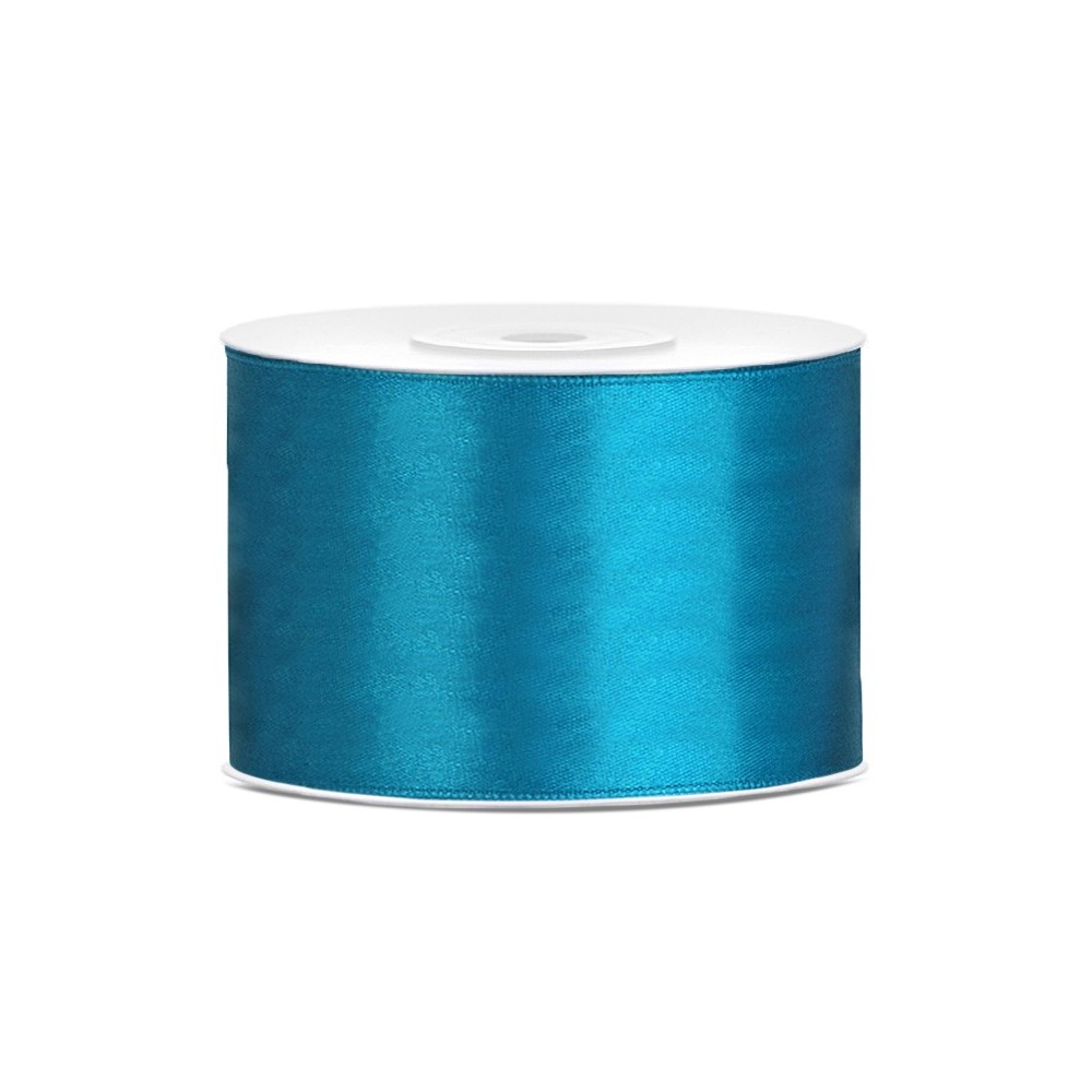 Ruban Rubans tissu - turquoise - 50mm/25m