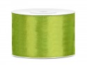 Ruban Rubans tissu - pomme verte - 50mm/25m