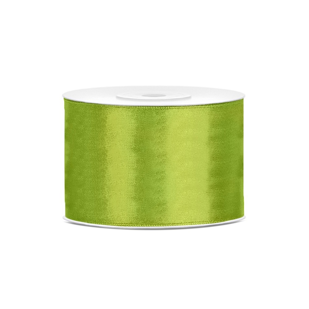 Ruban Rubans tissu - pomme verte - 50mm/25m