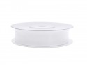 Ruban en mousseline de soie - blanc - 12mm / 25m