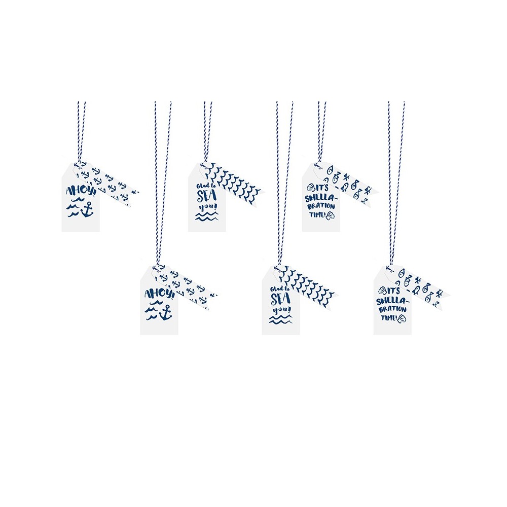 Etiquettes de cadeaux Ahoy