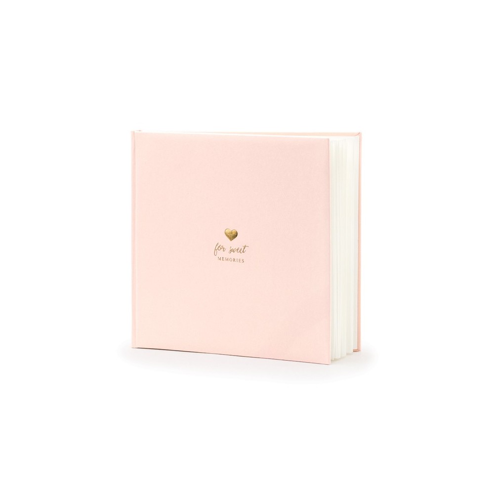 Livre d'or Pour de doux souvenirs - rose poudré