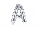 Ballon mylar lettre ''A''- 35cm - argent