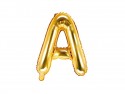 Ballon mylar lettre ''A''- 35cm - or